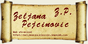 Željana Pejčinović vizit kartica